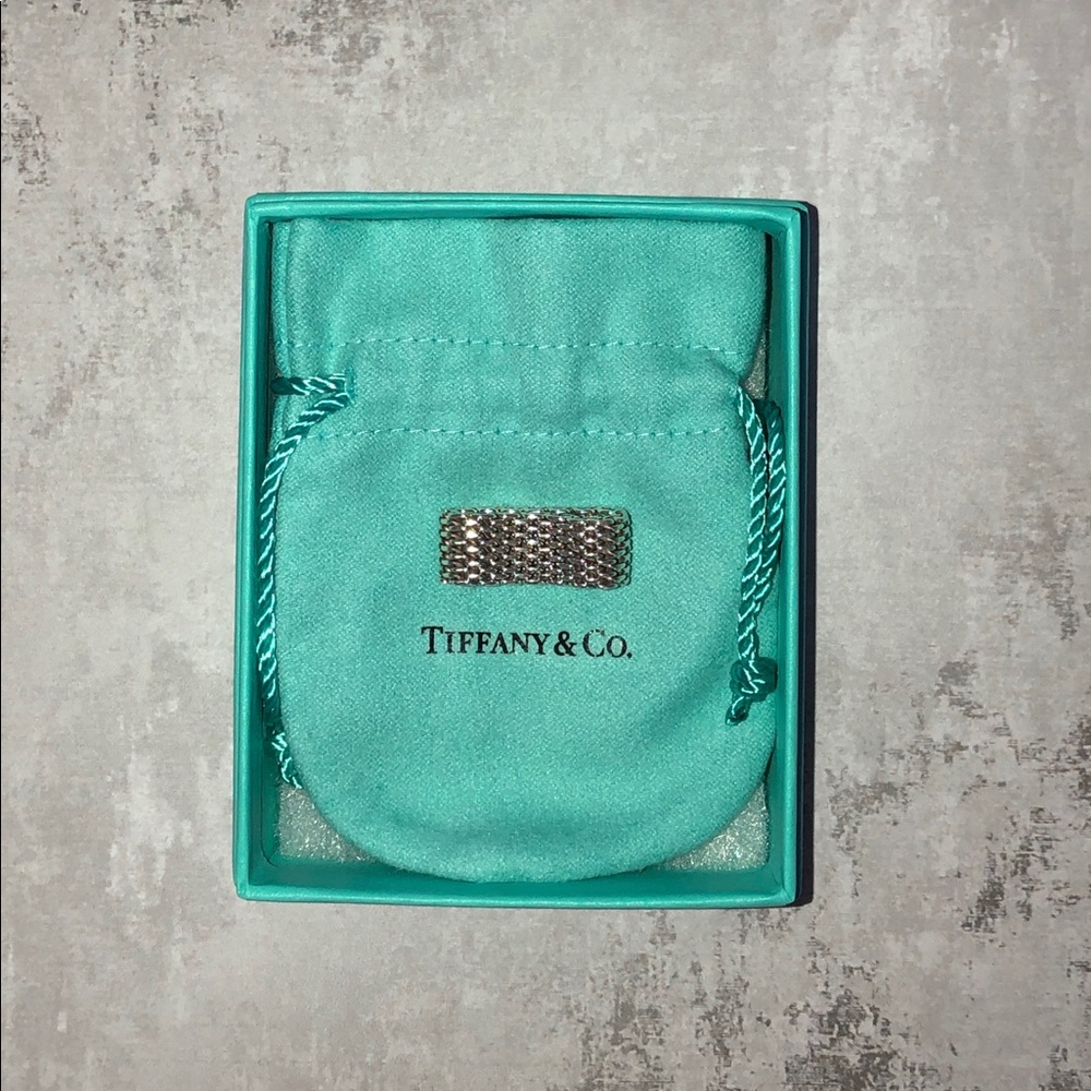 Tiffany & Co Somerset mesh ring